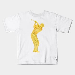 Golden Tiger Woods Kids T-Shirt